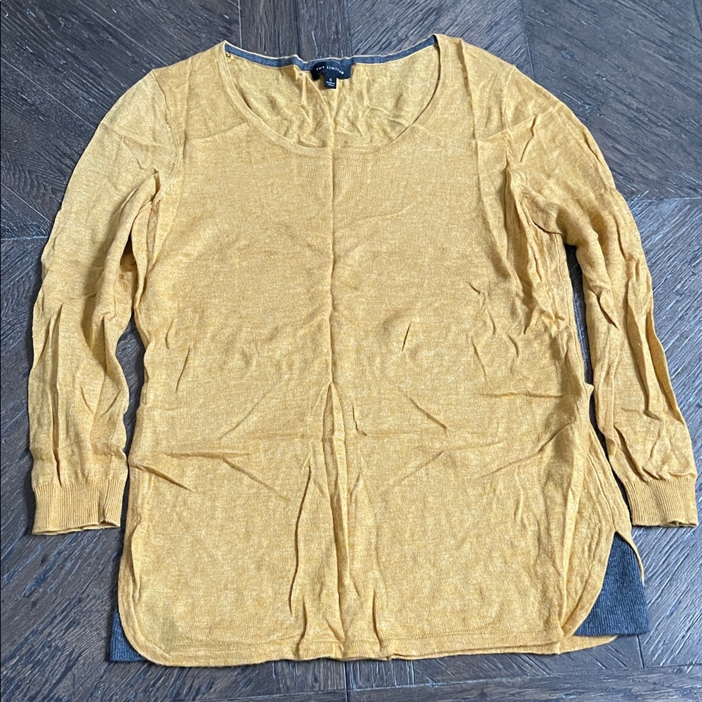 The Limited Yellow Long Sleeve Sweater